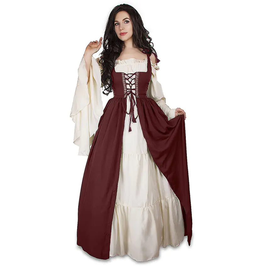 Medieval Costume Dress for Women's Halloween Party Mimarta