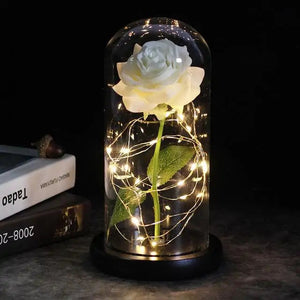Enchanted Glass Rose Decoration Rieworkes