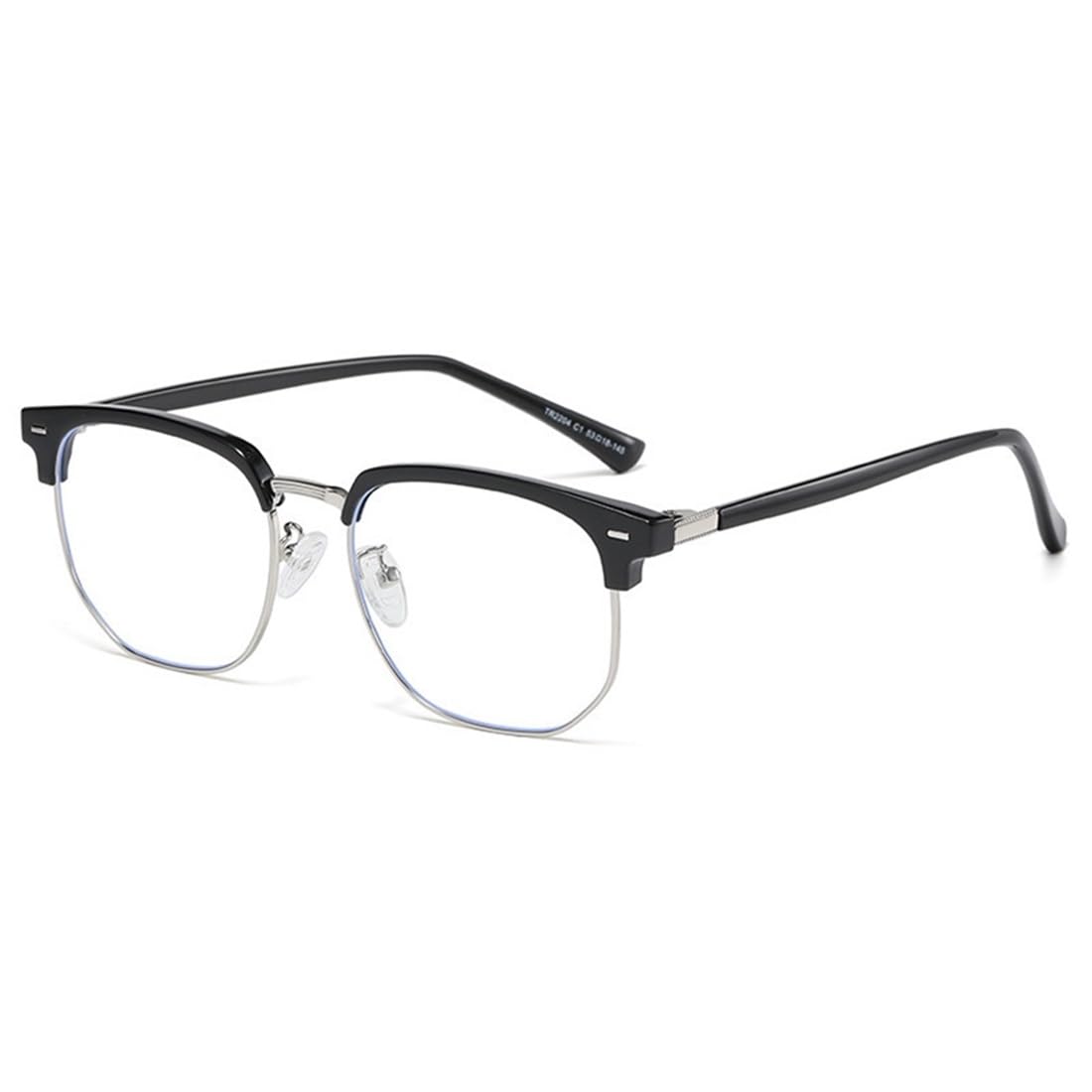 KFUGMAQN Myopia glasses glasses for men and women these are not reading glasses (Black Silver -1.5 Diopters) Mimarta