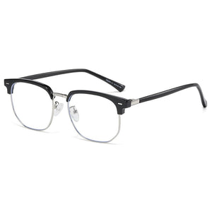KFUGMAQN Myopia glasses glasses for men and women these are not reading glasses (Black Silver -1.5 Diopters) Mimarta