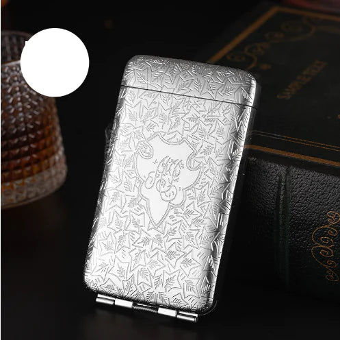 Luxury Vintage Engraved Cigarette Case for 16/20 Cigarettes Mimarta