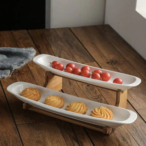 Ceramic Tiered Cake Plate Rieworkes