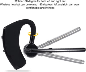 Bluetooth Earpiece Wireless Headset Noise Cancelling Headphones Driver Trucker Rieworkes