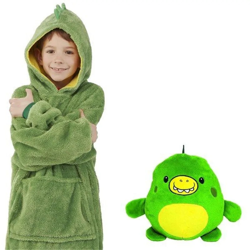 Children's Wearable Blanket Hoodie Rieworkes