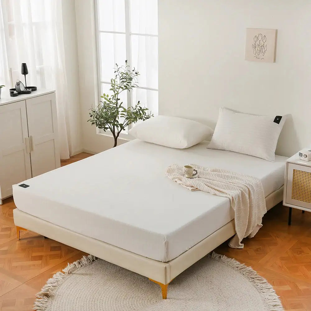 Warm Plush Fitted Sheet Elastic Mattress Cover Rieworkes