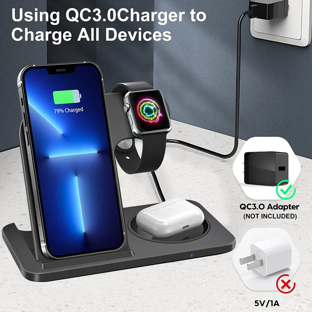 Fast Wireless Charger Stand Rieworkes