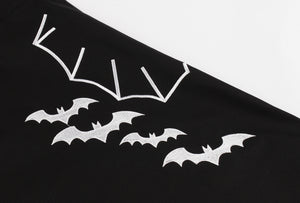 Embroidered Bat Dress for Women - Halloween Party Outfit Mimarta