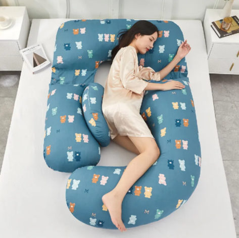 U-Shaped Pregnancy &amp; Lumbar Support Pillow Mimarta