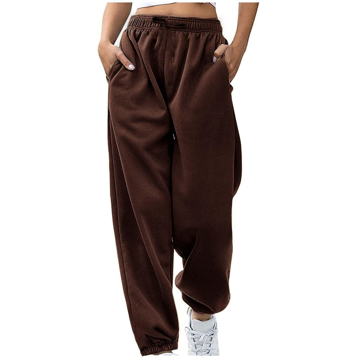 hmbudp Sweatpants Women Baggy Y2K Workout Athletic Fit Joggers Casual Trousers High Waisted Cinch Bottom Lounge Track Pants Mimarta