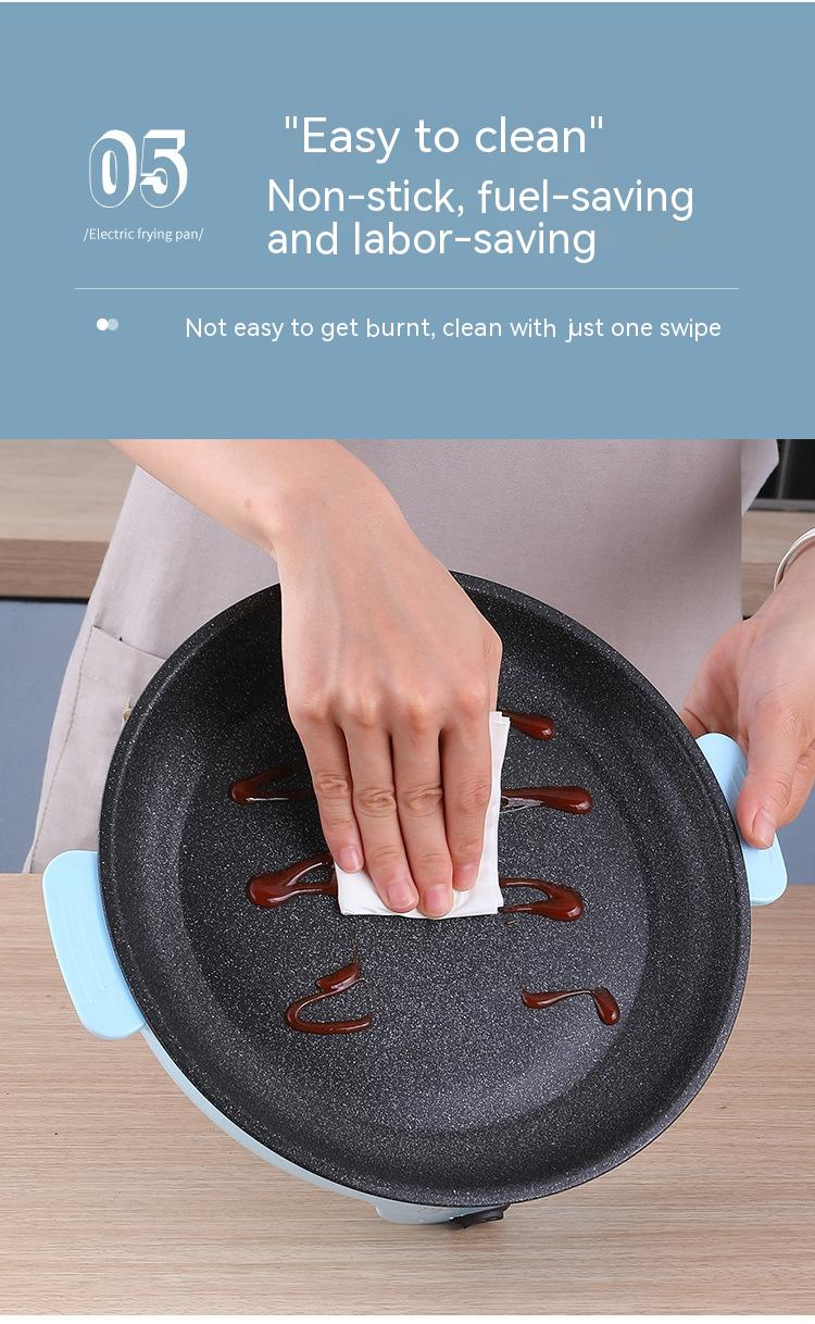 Compact Non-Stick Electric Griddle &amp; Grill – Multi-Function Baking and BBQ Pan Mimarta