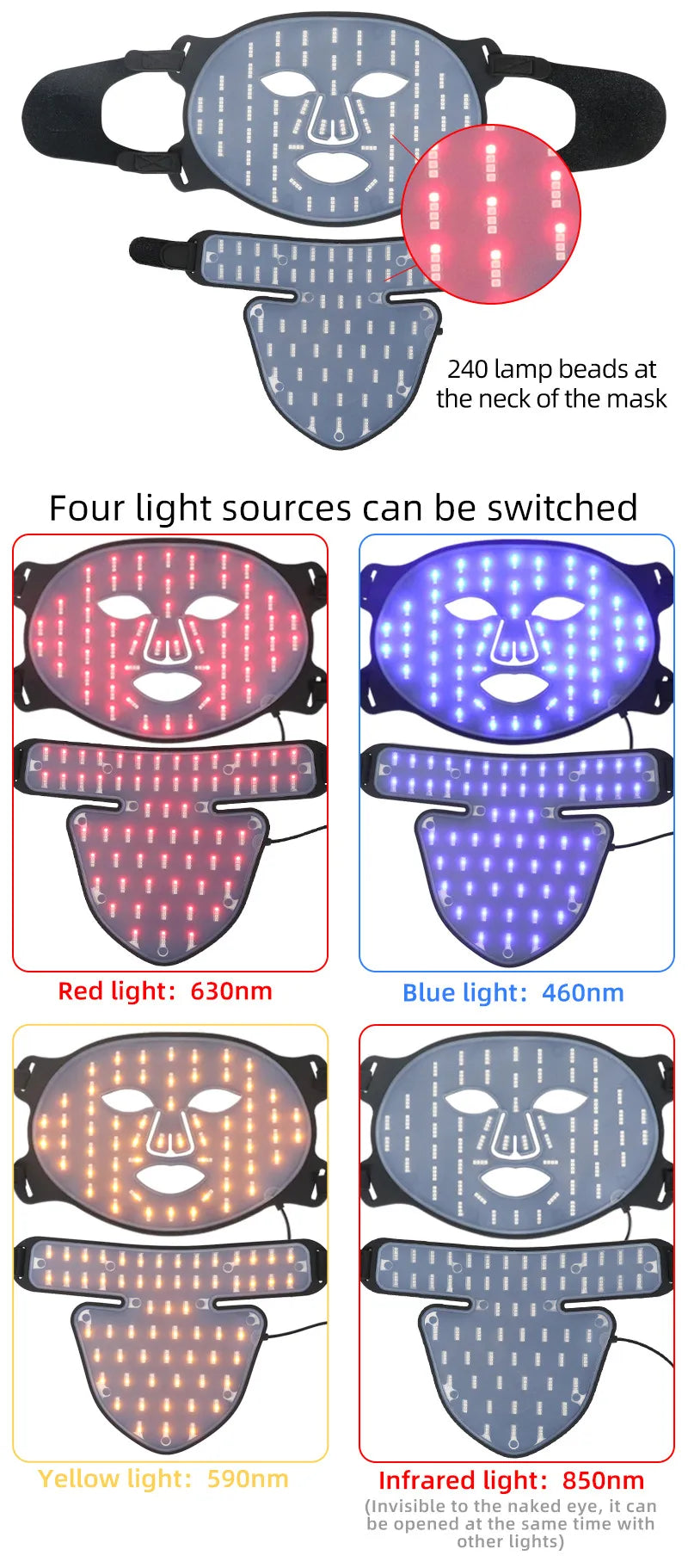LED Silicone Mask Mimarta