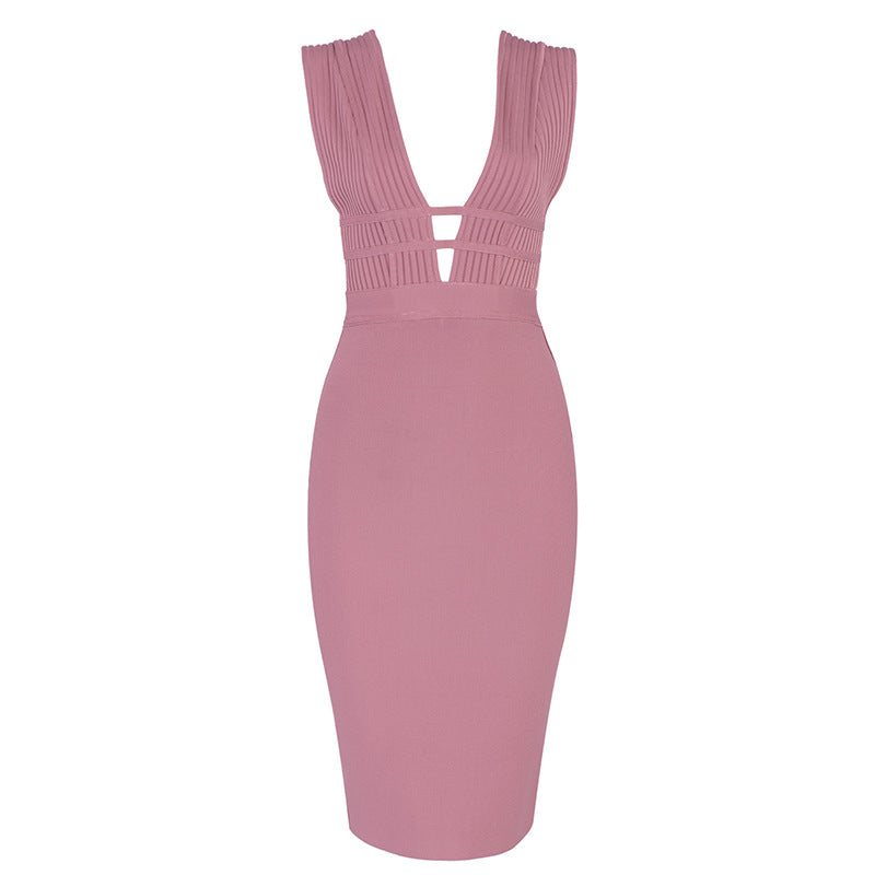 Sleeveless Backless Sexy Bandage Dress Mimarta