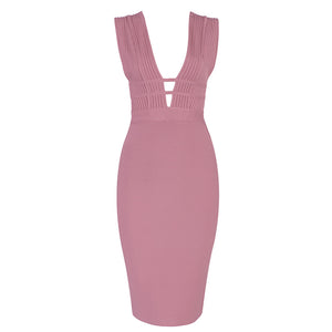 Sleeveless Backless Sexy Bandage Dress Mimarta