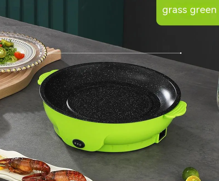Compact Non-Stick Electric Griddle &amp; Grill – Multi-Function Baking and BBQ Pan Mimarta