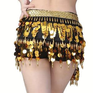 New Belly Dance Waist Chain with Sequin Tassels Mimarta