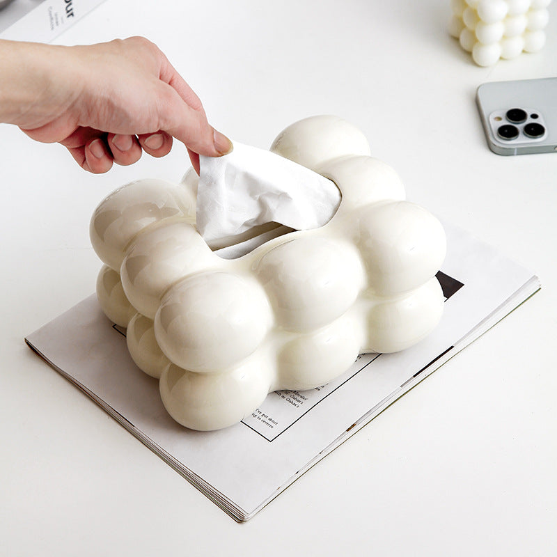 Modern Minimalist Cotton Candy Tissue Box Decor Mimarta