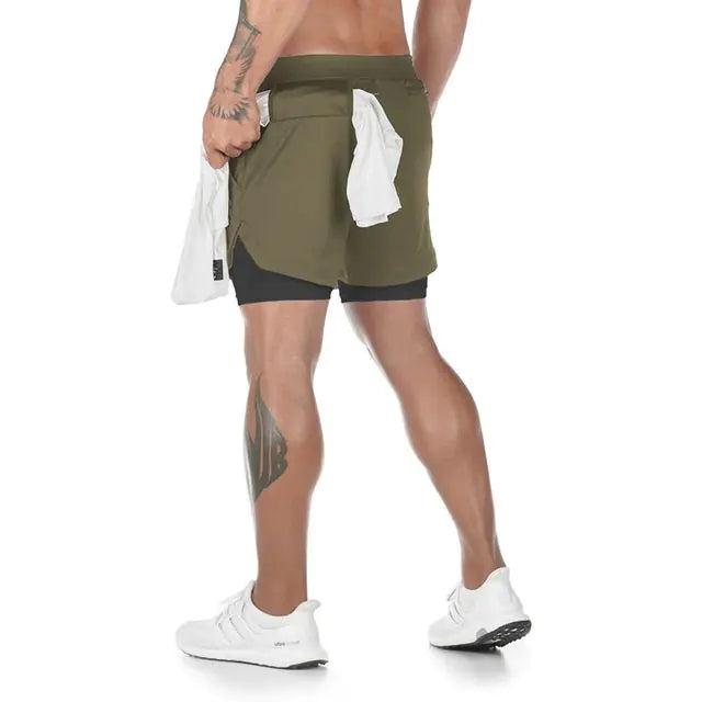 Gym Workout Shorts With Phone Pocket Rieworkes