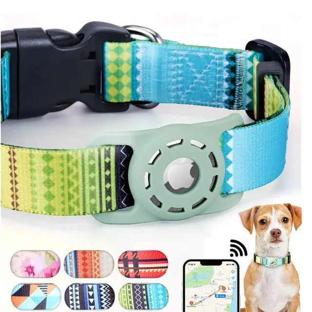 Digital Printing Collar for Apple Airtag - Pets Accessories Mimarta