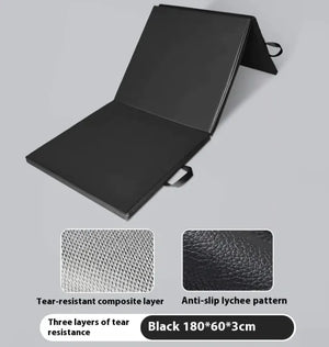 Three Fold Gymnastic Mat Men And Women Training Sit-up Mat Home Non-slip Thick Yoga Exercise Mat Rieworkes