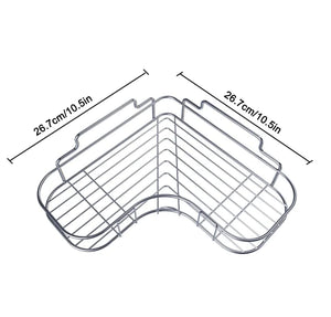 Shower Caddy Shelf Bathroom Corner Bath Storage Holder Organizer Triangular Rack Rieworkes