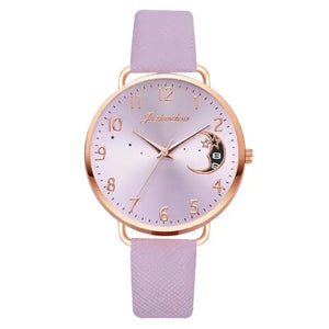 Moon Numbers Bracelet Watches Set Rieworkes