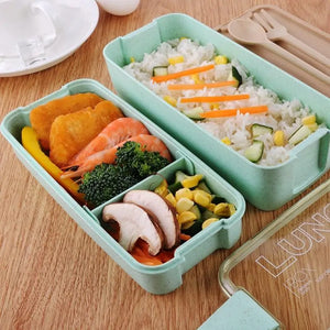 Wheat Straw Lunch Box Container Rieworkes