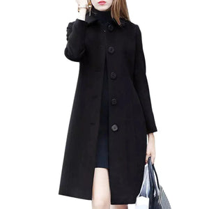 Mid Length Elegant Warm Winter Coat Rieworkes