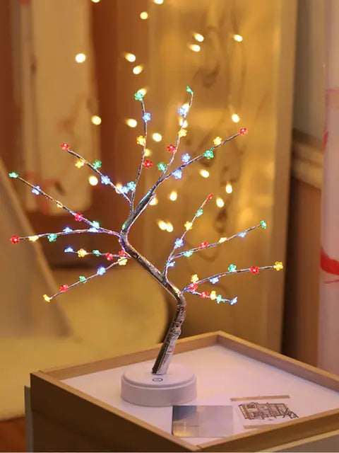 Christmas Greeting Tree Lights Rieworkes