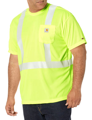 Carhartt Mens High Visibility Force Short Sleeve Class 2 TeeBrite LimeX-Large Mimarta