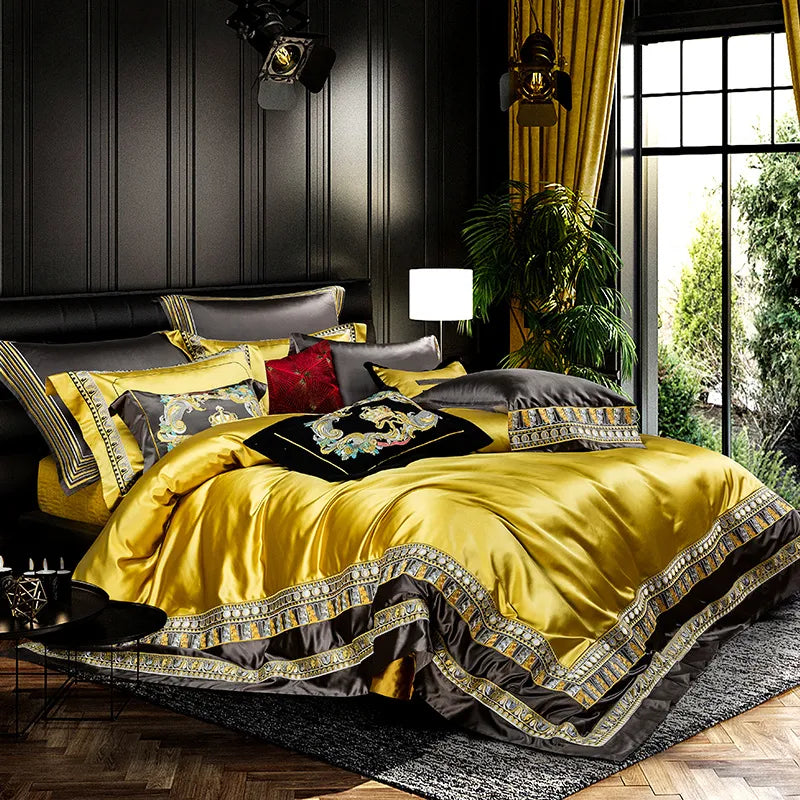 European-Style Luxury Villa Four-Piece Bedding Set Mimarta