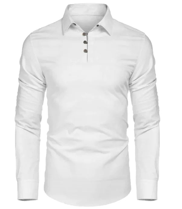 Men's Cotton Linen Shirt Long Sleeved Linen Rieworkes