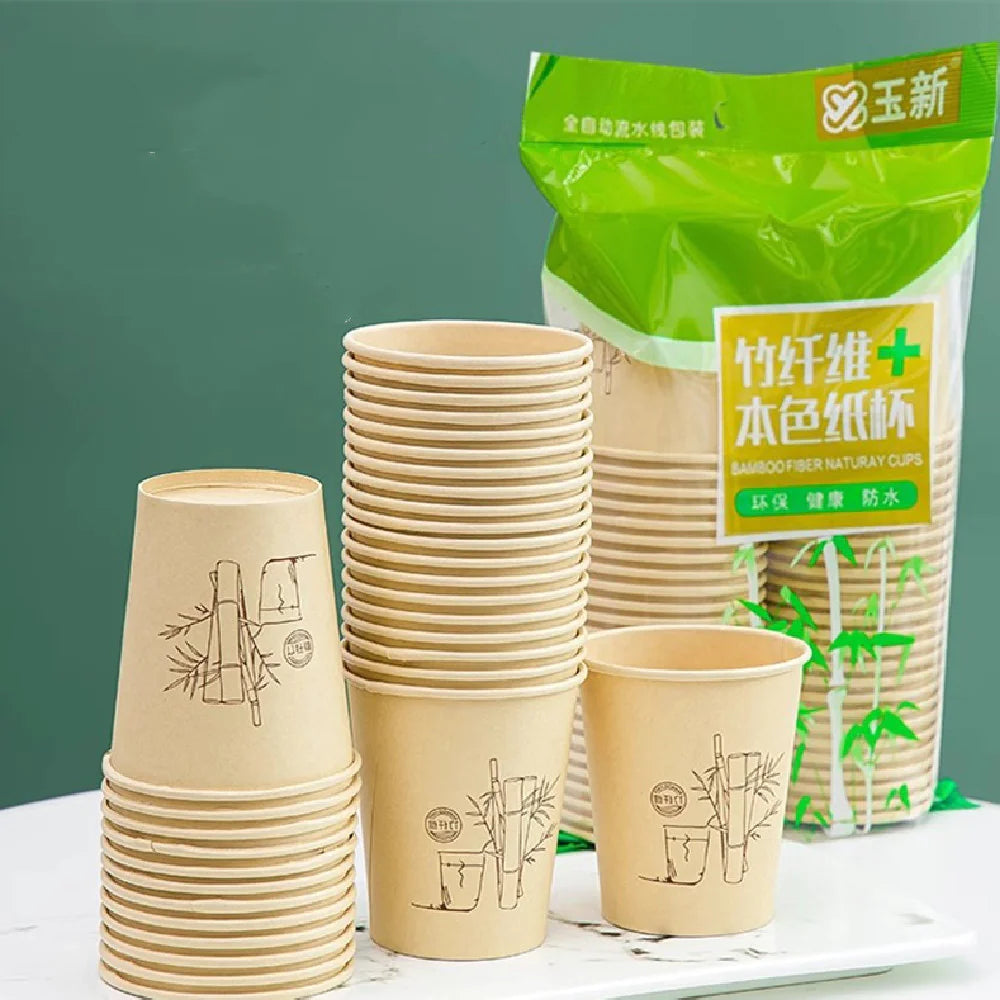 Bamboo Fiber Disposable Cups Rieworkes