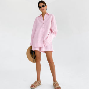 2023 Summer Women's Loose Fashion Pajama Set (2 Pieces) Mimarta
