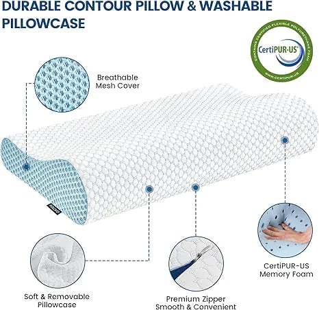 Neck Support Orthopedic Bed Pillow Rieworkes