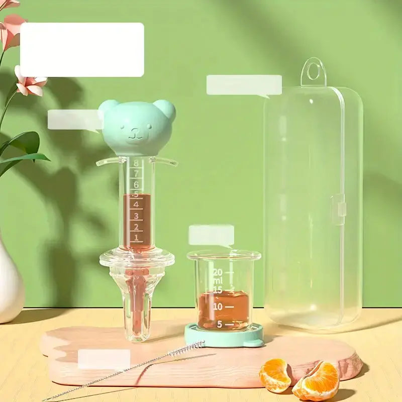 Silicone Baby Medicine Feeding Syringe and Pacifier Device Mimarta
