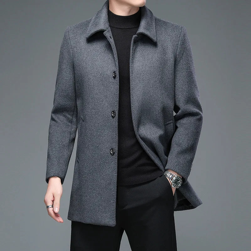 Business Woolen Overcoat Jacket Rieworkes