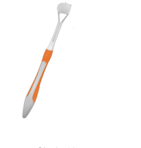 Three-headed toothbrush three-sided toothbrush Rieworkes