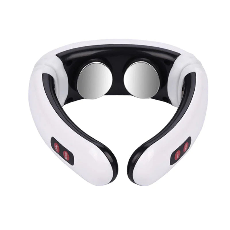 Electric Cervical Pulse Neck Massager Muscle Relax Massage Magnetic Therapy US Rieworkes