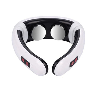 Electric Cervical Pulse Neck Massager Muscle Relax Massage Magnetic Therapy US Rieworkes