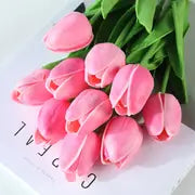 Artificial Tulip Decor Stems Mimarta