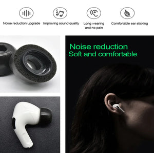 Replacement Ear Tips For Apple Airpods Pro Memory Foam Tips Airpod Pro - 3 Pairs Rieworkes