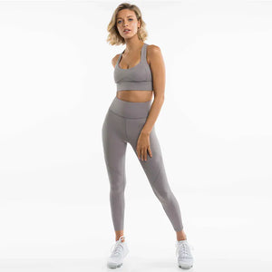 2018 Fall Winter Solid Color Yoga Fitness Set Mimarta