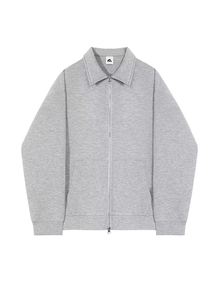 Flip Collar Zipper Coat Rieworkes