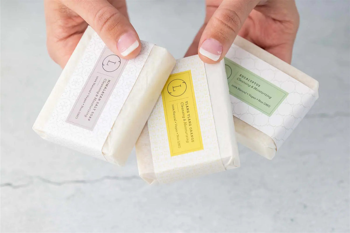 Set of  Natural Soap Bars, Soap gift Set Rieworkes