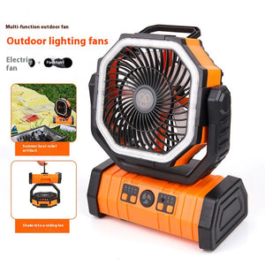 Outdoor Household Power Bank LED Light Camping Fan Mimarta
