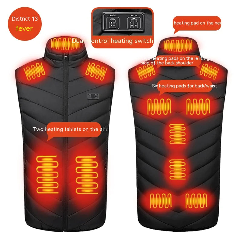 Self-heating Smart USB Electric Vest Rieworkes