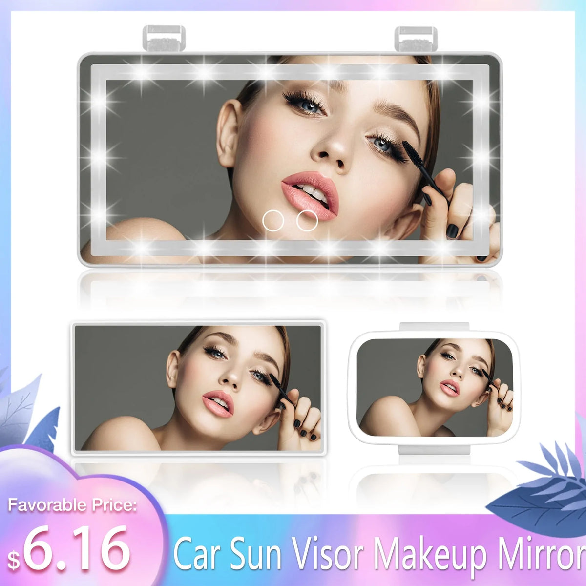Car Sun Visor Makeup Mirror Rieworkes