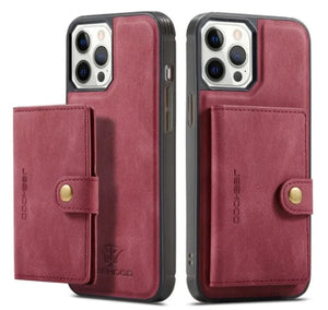 Luxury Magnetic Safe Leather Case For iPhone Rieworkes