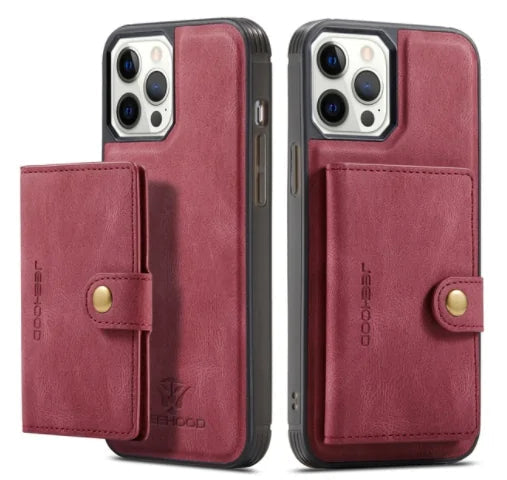 Luxury Magnetic Safe Leather Case For iPhone Rieworkes