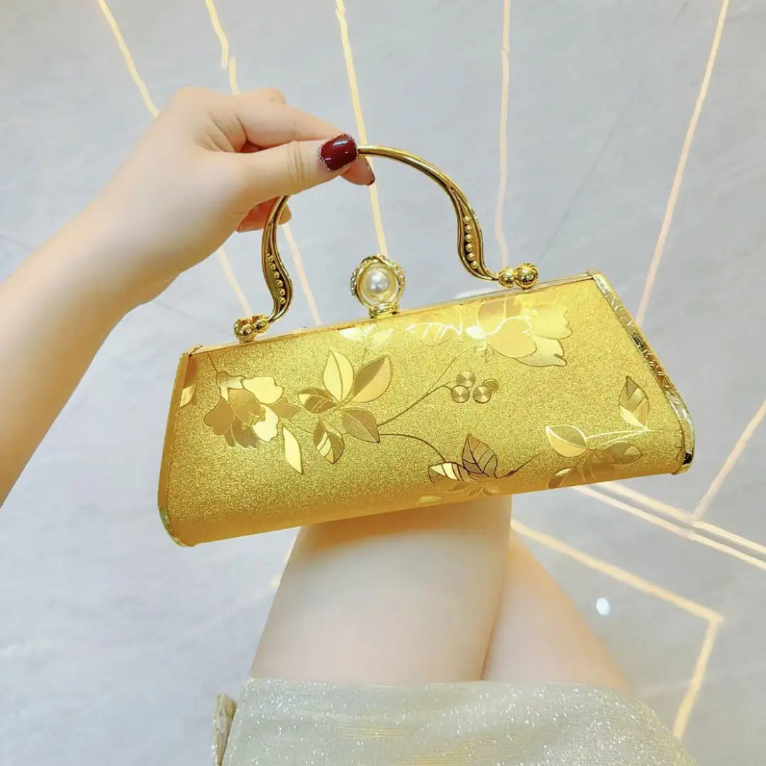 Handmade rhinestone Dinner bag Cocktail Dress Bag Hand-held skew party Rieworkes